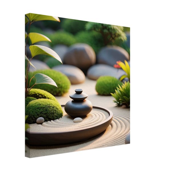 Tranquil Zen Garden: Immersive Canvas Art for Serenity 4