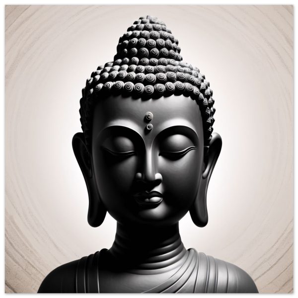 Elevate Your Space with the Enigmatic Buddha Head Print 15