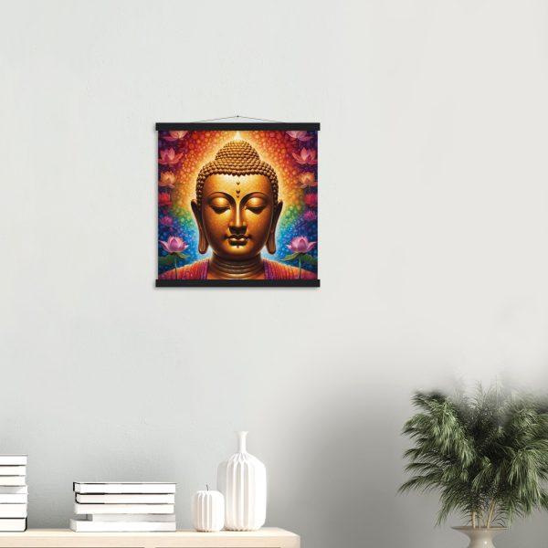 Zen Elegance: Golden Buddha, Tranquil Lotus, Harmony 15