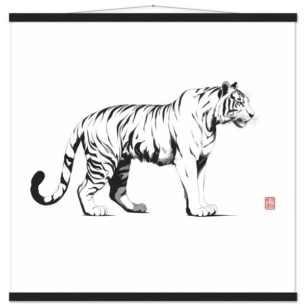 A Captivating Tiger Print Canvas 18