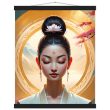 Woman Buddhist Meditating Canvas: A Visual Journey to Enlightenment 37