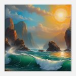 Tranquil Sunrise Seascape – Canvas Print 8