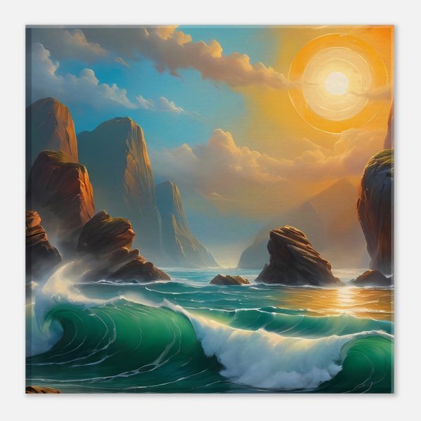 Tranquil Sunrise Seascape – Canvas Print 4