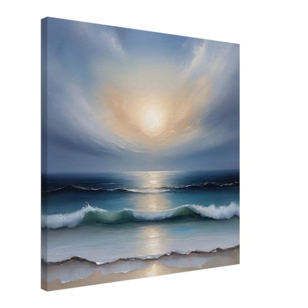 Harmony Unveiled: A Tranquil Seascape in Oils 6