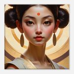 Enchanting Geisha: Canvas Art of Timeless Elegance 7