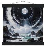 Moonlit Zen Masterpiece – Premium Matte Poster with Hanger 7