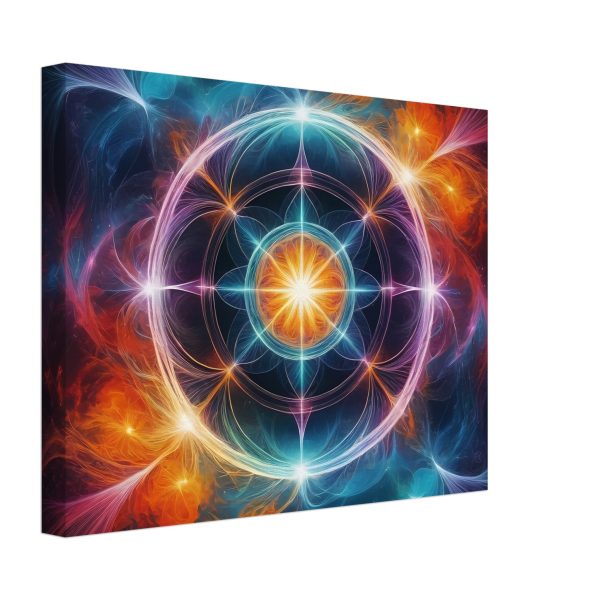 Harmony Unveiled: A Zen Kaleidoscope on Canvas 4