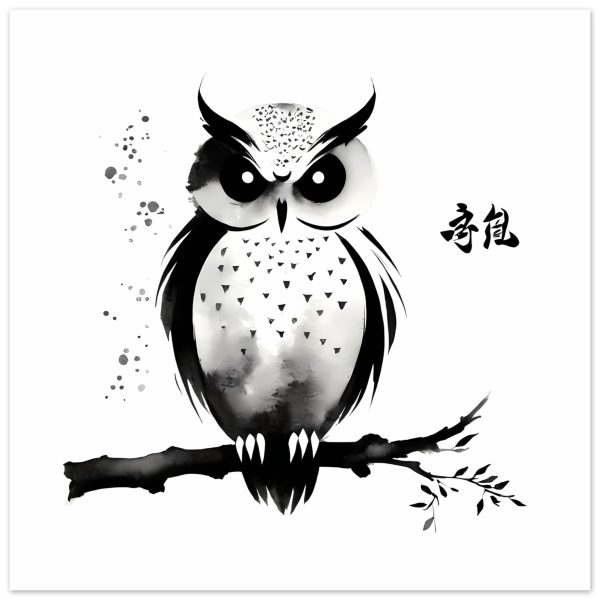 Embracing Tranquility: The Enchanting World of Zen Owl Art 3