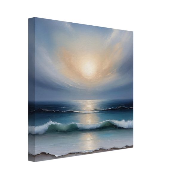 Harmony Unveiled: A Tranquil Seascape in Oils 12