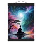Celestial Meditation: Embracing Serenity on Premium Paper 7