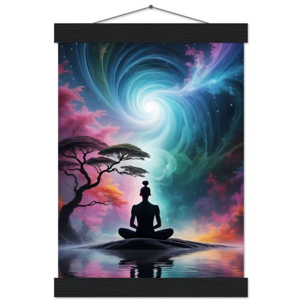 Celestial Meditation: Embracing Serenity on Premium Paper 3