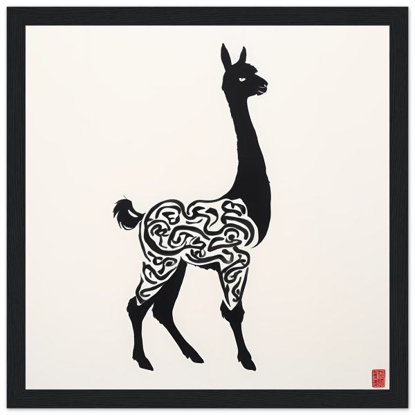 Captivating Art for Your Space: The Intricate Llama 9