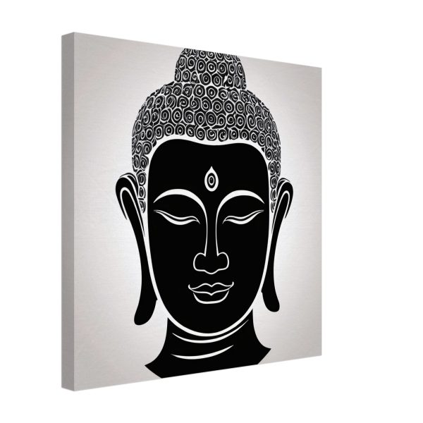 Mesmerizing Buddha Head Canvas 8