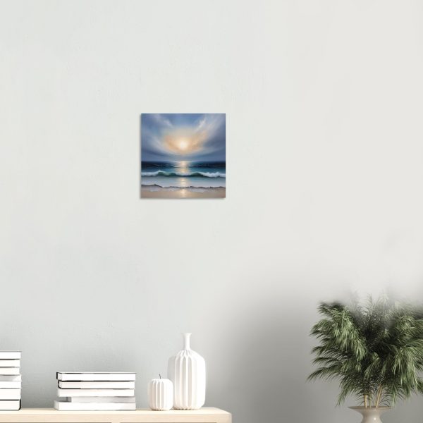 Harmony Unveiled: A Tranquil Seascape in Oils 11