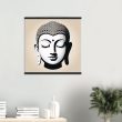 Zen Elegance: Buddha Swirls Poster 30