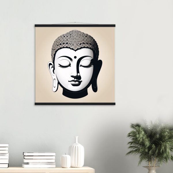 Zen Elegance: Buddha Swirls Poster 10