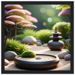 Tranquil Zen Garden: Framed Bliss 5