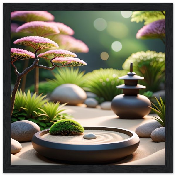 Tranquil Zen Garden: Framed Bliss 2