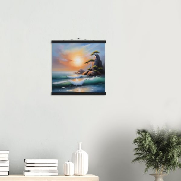A Zen Seascape in Oil Painting Print 19