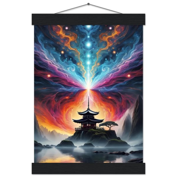 Ethereal Harmony: A Tranquil Japanese Zen Canvas 3