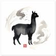 Elevate Your Space: The Black Llama Print 23