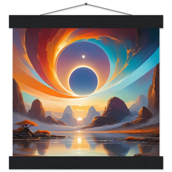 Canyon Sunrise: Tranquil Poster with Hanger 4