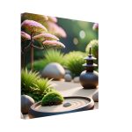 Tranquil Zen Garden Bliss Canvas Print 7