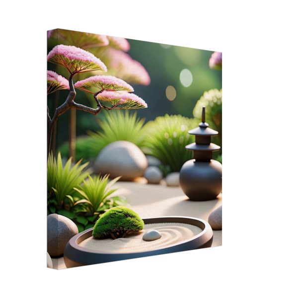 Tranquil Zen Garden Bliss Canvas Print 3