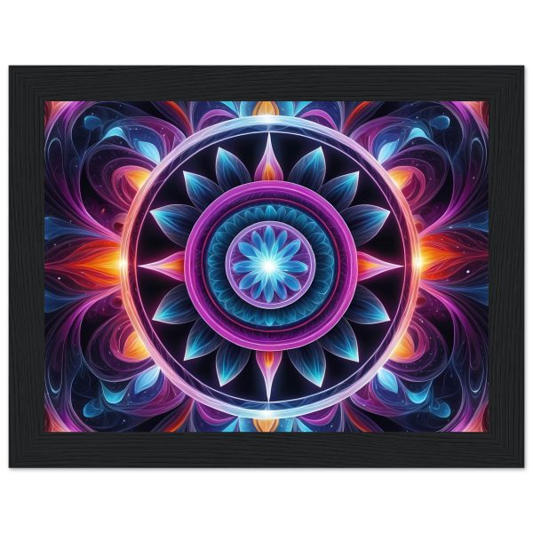 Zen Symphony: Elevate Serenity with our Mandala Framed Poster 3