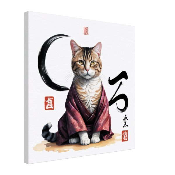 Zen Cat in Robes Wall Art 19