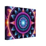 Symphony of Zen: Vibrant Mandala Canvas for Tranquil Spaces 7