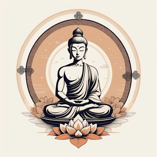 The Buddha in meditation, a symbol of inner peace and enlightenment.