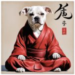 Zen Dog Wall Art for Canine Enthusiasts