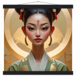 Graceful Geisha: Timeless Poster Art with Hanger 5