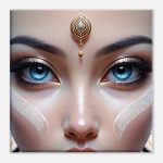 Gilded Beauty: Canvas Art of Elegance” 6