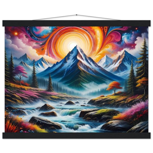 Zen Tapestry: A Symphony of Nature on Canvas 3