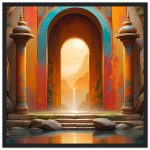 Serenity’s Gateway – Premium Framed Zen Poster 6