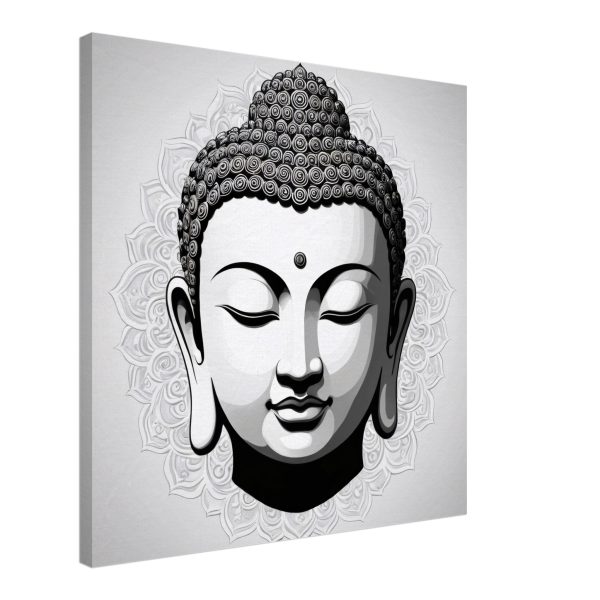 Harmonious Zen: Buddha Mask Poster Elegance 3