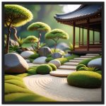 Tranquil Zen Oasis: Framed Art for Serenity 5