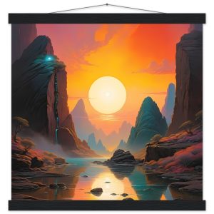 Majestic Valley Sunset: An Oasis of Zen