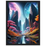 Cosmic Reverie: Zen Valley Dreams Framed Poster 8