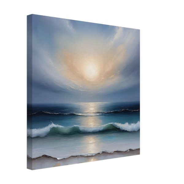 Harmony Unveiled: A Tranquil Seascape in Oils 14