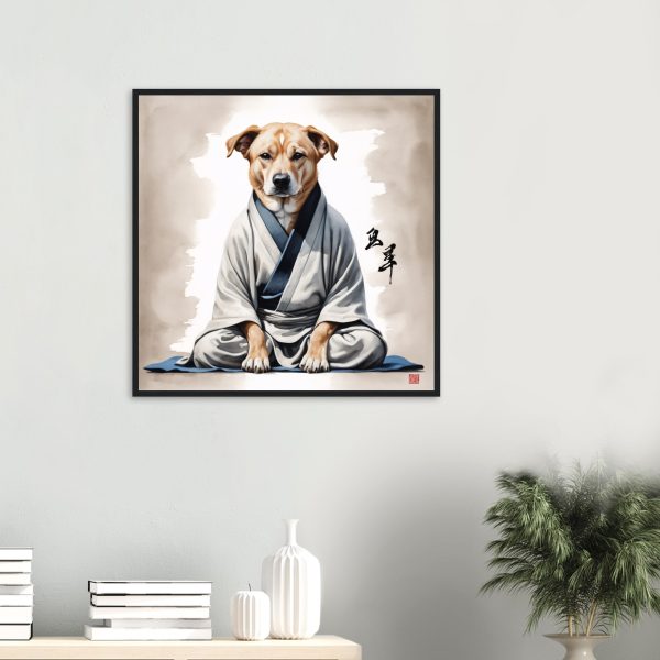 Elevate Your Space with Zen Dog Wall Art 11