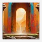 Archway to Tranquility – Zen Canvas Art 7