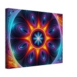 Celestial Harmony: Zen Mandala on Canvas 7