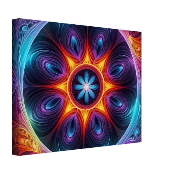 Celestial Harmony: Zen Mandala on Canvas 3