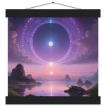 Mystic Sunrise Portal: Zen Matte Poster with Hanger 7