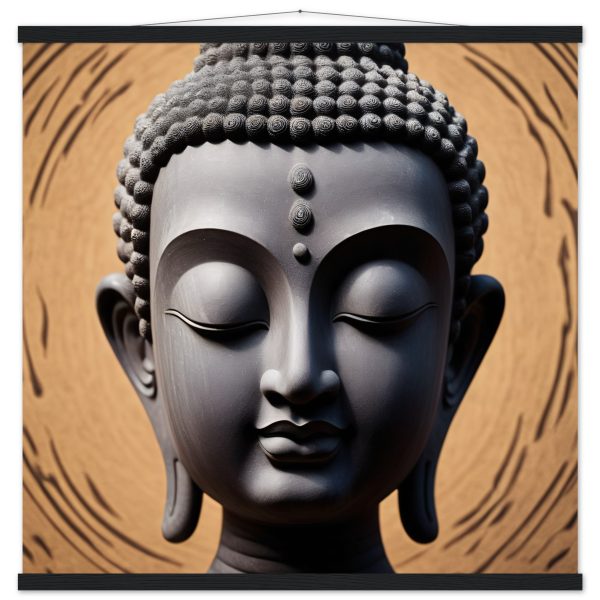 Mystic Tranquility: Buddha Head Elegance for Your Space 6