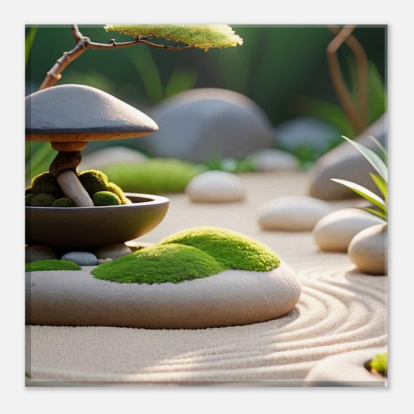 Zen Garden Harmony: Canvas Print for Tranquil Living 2