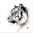 The Tranquil Majesty of the Zen Tiger Print 31